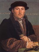 Hans holbein the younger, Portrait of a young mercant